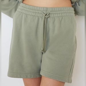 TNA Boyfriend White Sweatshorts